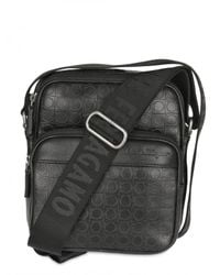 Ferragamo | Black Gamma Leather Bag for Men | Lyst