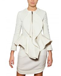 Givenchy | White Stretch Viscose Cady Jacket | Lyst