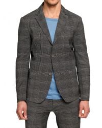 Iceberg | Gray Prince De Galle Print Cool Wool Jacket for Men | Lyst