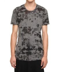 Julius | Gray Opaled Cotton Jersey T-shirt for Men | Lyst