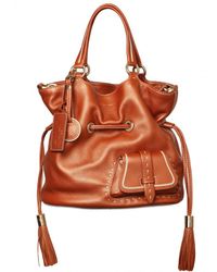 Lancel | Orange Premiere Flirt Grained Leather Shoulder | Lyst