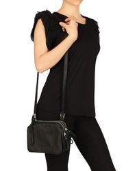 Liebeskind | Black Triple Zip Leather Shoulder Bag | Lyst