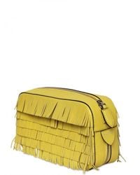 Marc Jacobs | Yellow Suzie Fringed Leather Clutch | Lyst