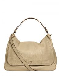 Mulberry | Natural Large Evelina Leather Satchel Top Handle | Lyst