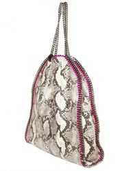 Stella McCartney | Gray Falabella Mini Fringed Shoulder Bag | Lyst