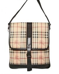 Burberry | Natural Highgate Classic Check Bag for Men | Lyst