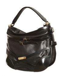 Burberry | Black Leather Dutton Shoulder Bag | Lyst