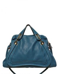 Chloé | Blue Large Paraty Top Handle | Lyst