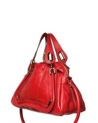 Chloé | Red Paraty Medium Top Handle | Lyst