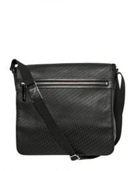 Dior Homme | Black Logo Embossed Calf Messenger Bag for Men | Lyst