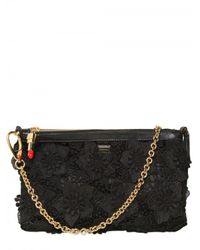 Dolce & Gabbana | Black Miss Cleo Clutch | Lyst