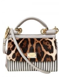 Dolce & Gabbana | Multicolor Mini Miss Sicily Top Handle | Lyst