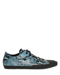 Jil Sander | Blue Python Sneakers for Men | Lyst