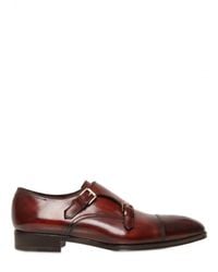 Max Verre | Brown 25mm Leather Buckled Loafers for Men | Lyst