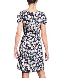 Nina Ricci | Multicolor Crepe De Chine Floral Dress | Lyst