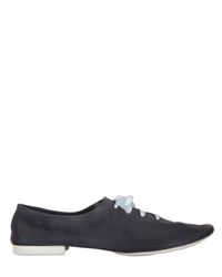 Raparo | Black Soft Leather Deconstructed Lace-up Shoes | Lyst