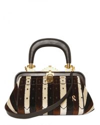 Roberta Di Camerino | Multicolor Bagonghi Print Silk Velvet Top Handle | Lyst