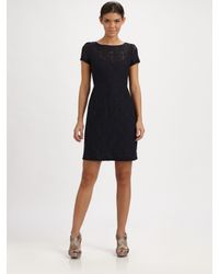 Elie Tahari | Blue Carla Lace Dress | Lyst