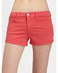 Joe's Jeans | Red 55 Color Shorts | Lyst