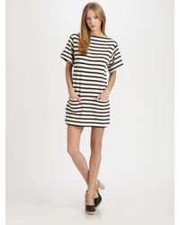 By Malene Birger | Black Nagat Striped Dress | Lyst