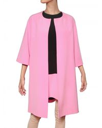Gianluca Capannolo | Pink A-line Silk Crepe Coat | Lyst