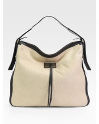 Derek Lam | Tatum Hemp/Leather Hobo Bag | Lyst