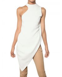 Mugler | White Viscose Cady Top | Lyst