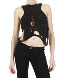 Trosman | Black Beaded Top | Lyst