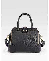 Furla | Black Mediterranea Medium Satchel | Lyst