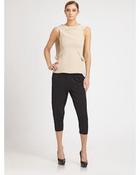 Ohne Titel | Black Cropped Knit Pants | Lyst