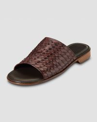 Cole Haan | Brown Air Tremont Woven Slide Sandal for Men | Lyst