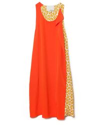 3.1 Phillip Lim | Multicolor Leopard Warped Ruffle Dress | Lyst