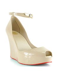 Melissa | Natural Patchuli - Beige Jelly Wedge Sandal | Lyst