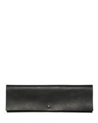 Rick Owens | Black Leather Clutch | Lyst