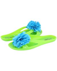 kate spade new york | Green Beau - Lime Jelly Sandal | Lyst