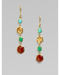 Ippolita | Metallic Semi-precious Multi-stone Drop Earrings | Lyst