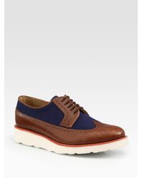 The Generic Man | Brown Wingman White Sole Brogues for Men | Lyst