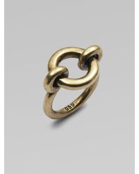 Giles & Brother | Metallic Antique-finished Archer Ring | Lyst