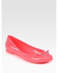 Marc By Marc Jacobs | Pink Jelly Mouse Ballet Flats | Lyst