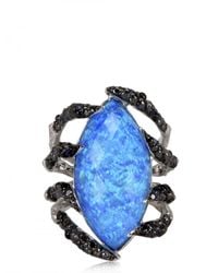 Stephen Webster | Spider Crab Black Opalescent Quartz Ring | Lyst