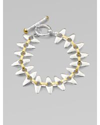 Gurhan | Metallic 24k Gold Sterling Silver Linked Seed Bracelet | Lyst
