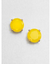 kate spade new york | Yellow Gumdrop Stud Earrings | Lyst