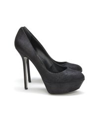 Sergio Rossi | Black Skin Uptown Pumps | Lyst
