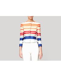 Stella McCartney | Multicolor Noemie Bonded Deckchair Jacket | Lyst