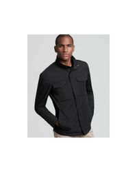 Theory | Black Yost Fuel Twill Jacket for Men | Lyst