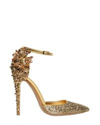 DSquared² | Metallic 110mm Lalique Crystal and Studs Pumps | Lyst