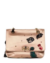 Lanvin | Metallic Happy 10 Years Alber Satin Shoulder Bag | Lyst