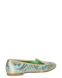 Dolce & Gabbana | Multicolor 10mm Brocade Gold Loafers | Lyst