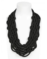 Alienina | Black Climbing Strand Necklace | Lyst
