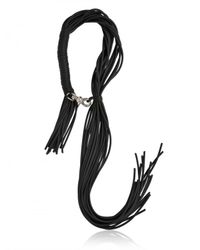 Alienina | Black Rubber Strand Necklace | Lyst